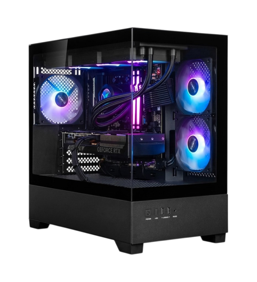 アイドル RT-204155 Ігровий комп'ютер CHERRY Black / Ryzen 7 7800X3D / RTX 5070