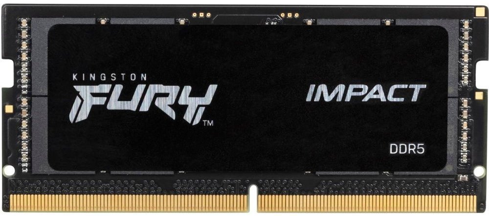 Модуль пам'яті Kingston SODIMM DDR5 16GB 5600Mhz FURY Impact Black (KF556S40IB-16)